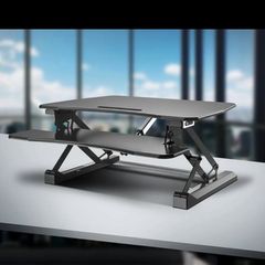 sit stand desk topper