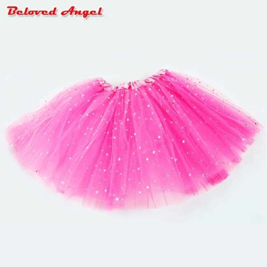 Children's blue,pink,yellow, tulle skirt one size