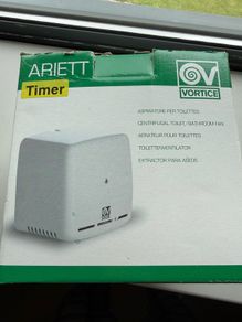 Vortice 11976 ARIETT T Centrifugal Extractor Fan with Timer