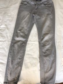 Grey stretchy skinny jeans