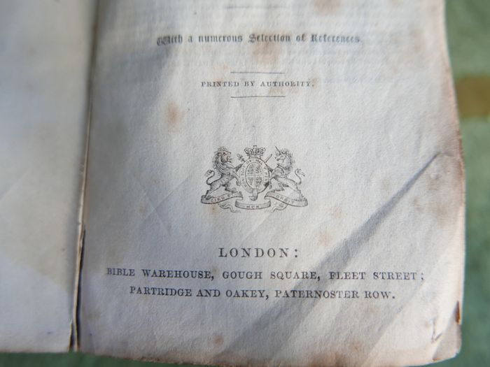 Antique 1852 Holy Bible New And Old Testaments