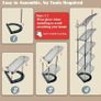 Narrow Shoe Rack 5 Tiers - Slim Tall Shoes Racks for Small Spaces and Corner, Shoe Storage Organiser Cabinet for Hallway, Vertical Shoe Shelf Stand Holder for Shoes and Boots Image 5