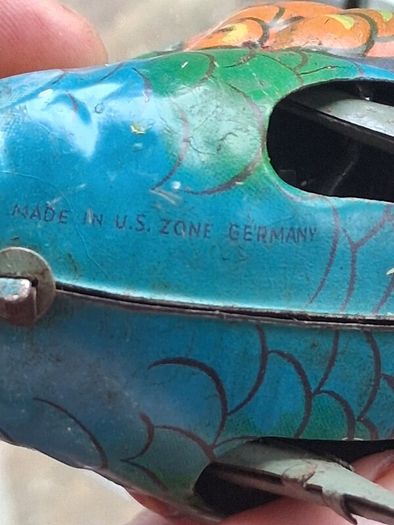 Rare Ges Geschutzt Wind up Turkey
