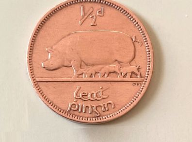 Ha'penny. From 1964. Free Post