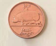 Ha'penny. From 1964. Free Post