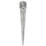 Ground Spikes 6 pcs Silver 12x12x89 cm Galvanised Steel Image 2