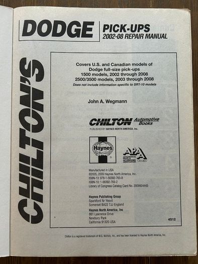 Dodge Ram Manual
