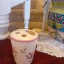 Porcelain Vintage Toothbrush Holder Image 2
