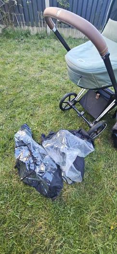 Cybex Priam Full Travel System Stroller, Pram, Isofix Car Seat + Extras