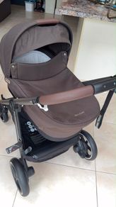 Cybex e-Gazelle S Electric Single to Double Pushchair Bundle chocolate brown