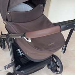 Cybex e-Gazelle S Electric Single to Double Pushchair Bundle chocolate brown