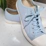 CREW Coast Company Blue canvas shoes Sz 7 UK - Rrp 59.99 ( New) Image 8