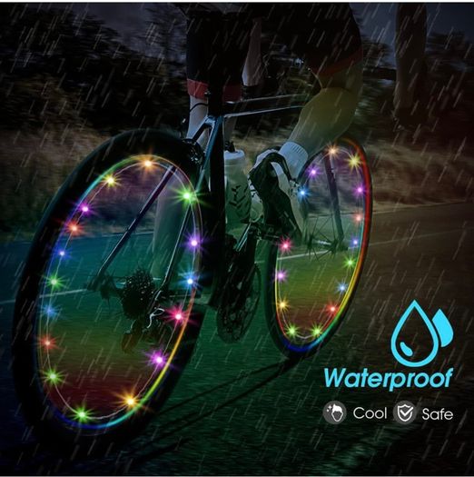 Bikes Accessories Led Wheel Lights Outdoor Toys - Boys Toys Girls Gift (FREE POSTAGE)