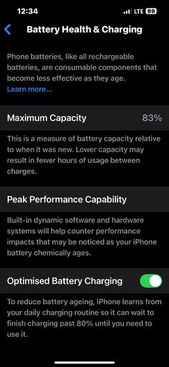 iPhone 14 128gb midnight blue