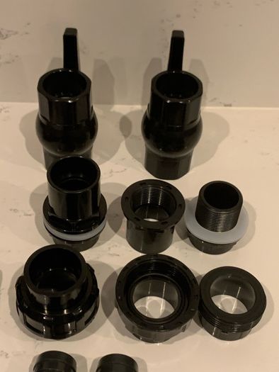 PVC 90 degree elbow pipe connector size 40-32-25-20mm
