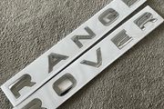 Range Rover Lettering boot badge