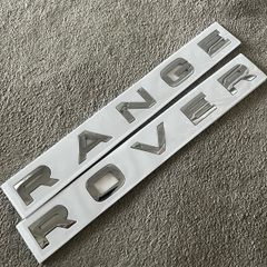Range Rover Lettering boot badge