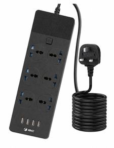 Universal Extension Lead with USB Ports
