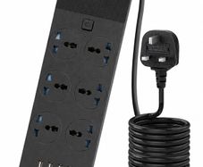 Universal Extension Lead with USB Ports