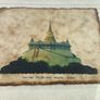 Vintage Thai golden temple coffee painting Image 4