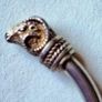 Silver Rams Head Cuff Bracelet Hallmarked Image 2