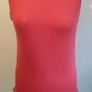 An'ge Paris Ladies Pink Sparkly Top With Back Lace Detail New With Tags RRP E44 Image 2