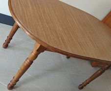 Walnut Effect Extending Dining Table- Collection Only