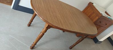 Walnut Effect Extending Dining Table- Collection Only
