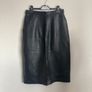 Vintage Leather Skirt Image 3