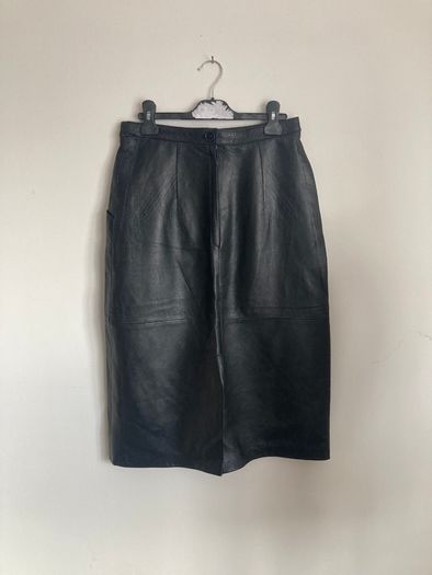 Vintage Leather Skirt