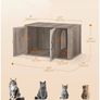 Cat litter box enclosure Image 5