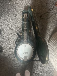 deering boston 6 string banjo