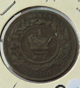 Nova Scotia 1861 Cent Canada
