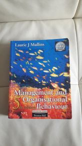 Management and organisational behaviour