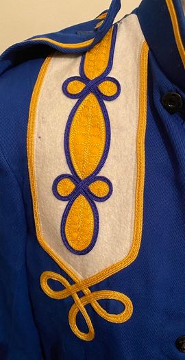 Vintage irish/American band jacket,  possibly militaria