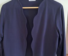 Jacket - Open Front / Scalloped Edge