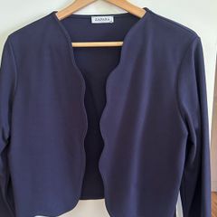Jacket - Open Front / Scalloped Edge