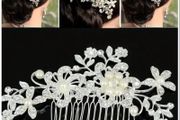 NEW Crystal Pearl Hair Comb, Bridal Wedding, Prom, Communion Hair Accessories