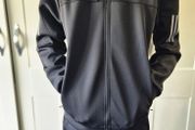 adidas tracksuit full black