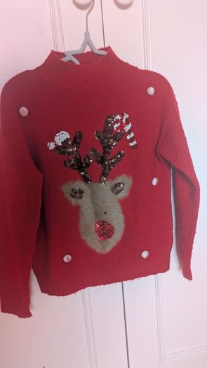 Christmas jumper girl