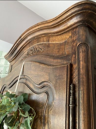 Antique French Bonnetiere Armoire