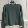 Spainish designer brand Yerse dark teal Green colour  wool cardigan / jacket BRAND NEW Image 6