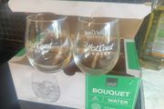 6 west coast cooler glasses