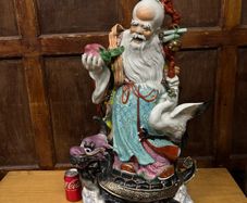 Large 20th century Shou Lao - God of longevity