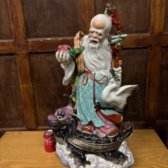 Large 20th century Shou Lao - God of longevity