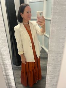 tiered maxi dress