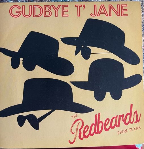 The red beards. Gudbye t jane picture sleeve vinyl record single in vg+ condition