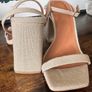 Asos Nude Sandals Size 5 Image 3