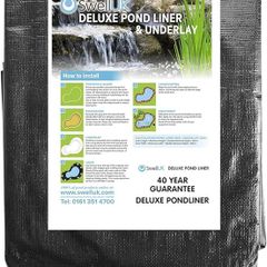 2.5m x 2.5m Pond Liner | 40 Year Guarantee | Free Underlay | UV Resistant | Garden Fish Ponds