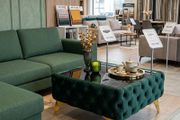 Luxury Velvet Chesterfield Coffee Table 63x63x35cm Square Velvet